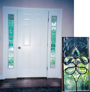 Stained Glass Window on Front Door